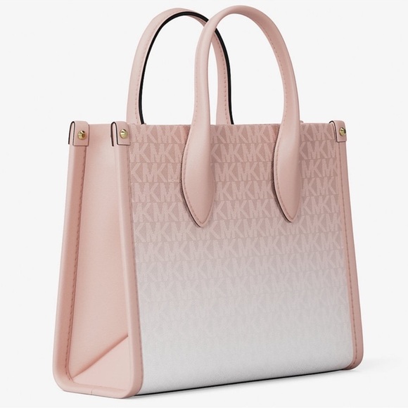 Michael Kors Mirella Small Ombré Signature Logo Crossbody Bag - Picture 8 of 11